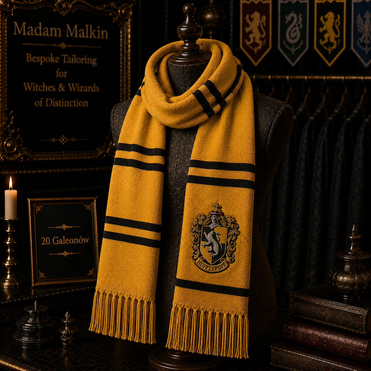 Szalik - Hufflepuff